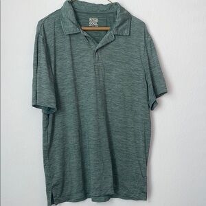 32 Degrees Cool Heathered Green Polo Shirt